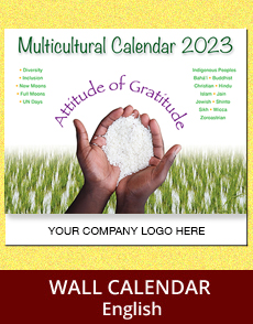 2023 Multicultural Calendar Wall 
